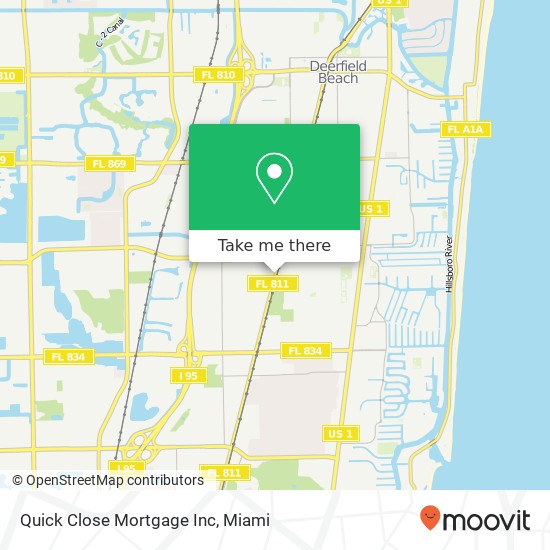 Quick Close Mortgage Inc map