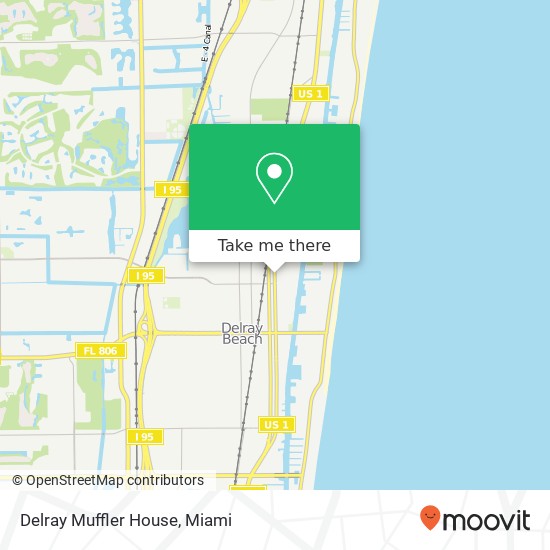 Delray Muffler House map