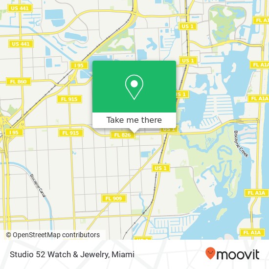 Mapa de Studio 52 Watch & Jewelry
