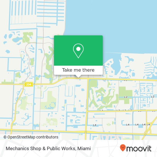 Mechanics Shop & Public Works map