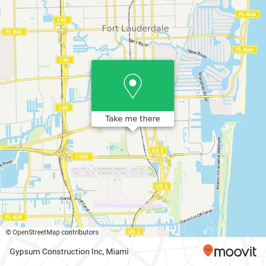 Mapa de Gypsum Construction Inc