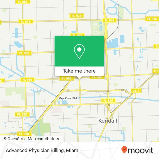 Advanced Physician Billing map