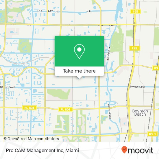 Pro CAM Management Inc map