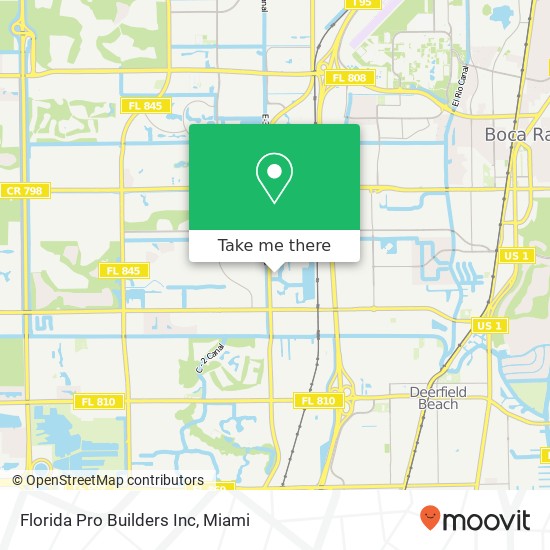 Florida Pro Builders Inc map