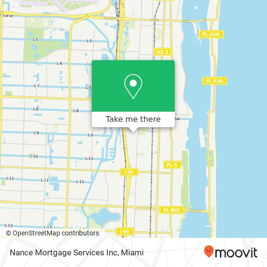 Mapa de Nance Mortgage Services Inc