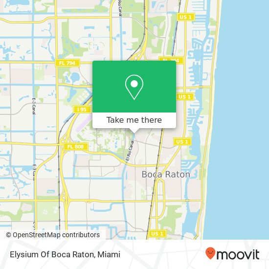 Mapa de Elysium Of Boca Raton