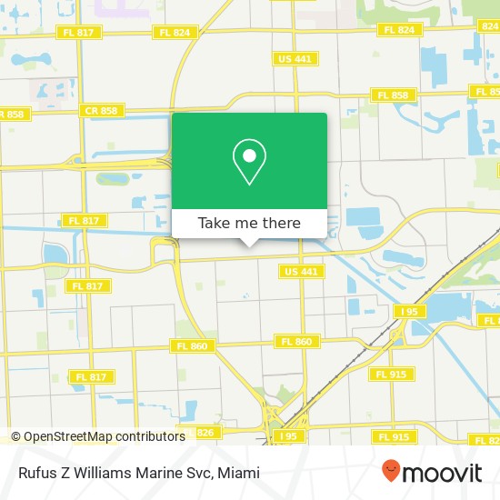 Rufus Z Williams Marine Svc map