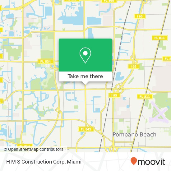 H M S Construction Corp map