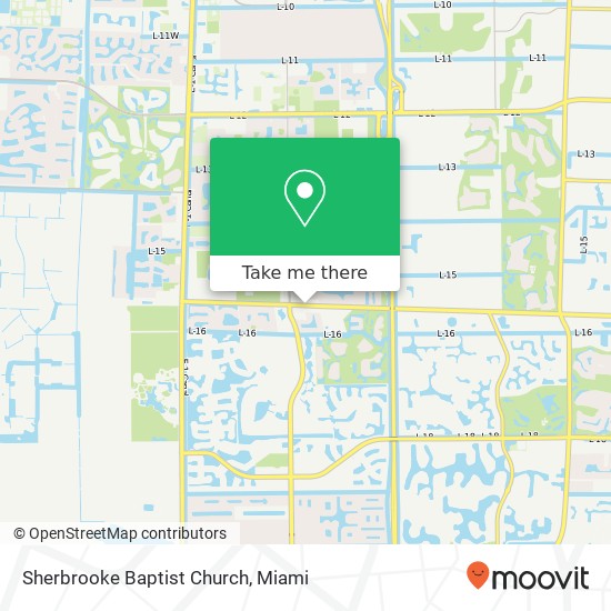 Mapa de Sherbrooke Baptist Church