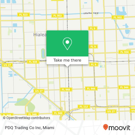 PDQ Trading Co Inc map