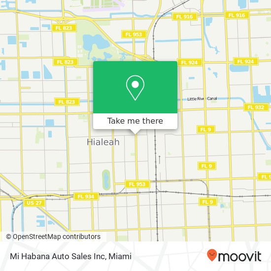 Mi Habana Auto Sales Inc map