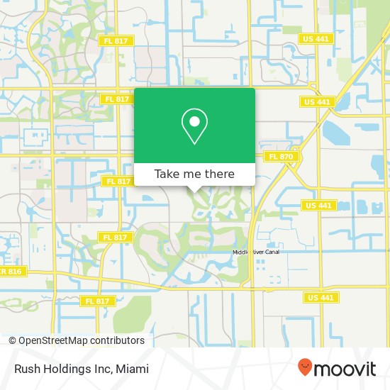 Rush Holdings Inc map