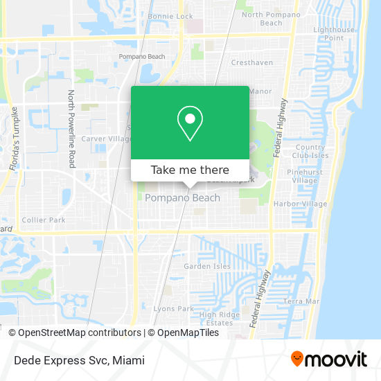 Dede Express Svc map