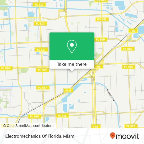 Mapa de Electromechanics Of Florida