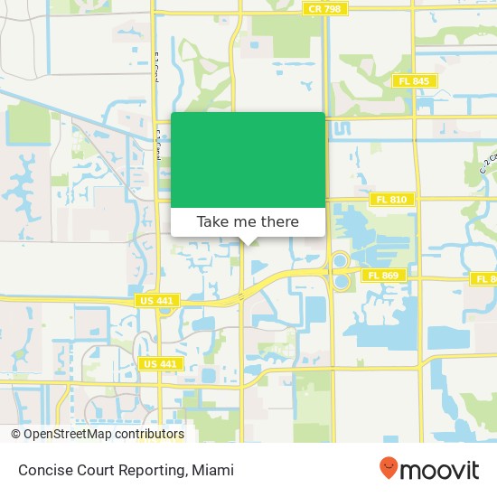 Mapa de Concise Court Reporting