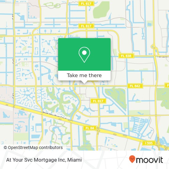 Mapa de At Your Svc Mortgage Inc