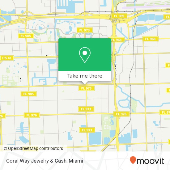 Mapa de Coral Way Jewelry & Cash