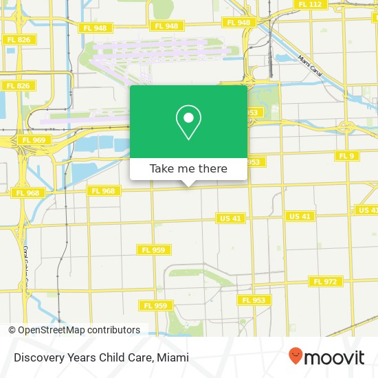 Mapa de Discovery Years Child Care