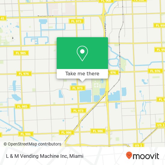 Mapa de L & M Vending Machine Inc