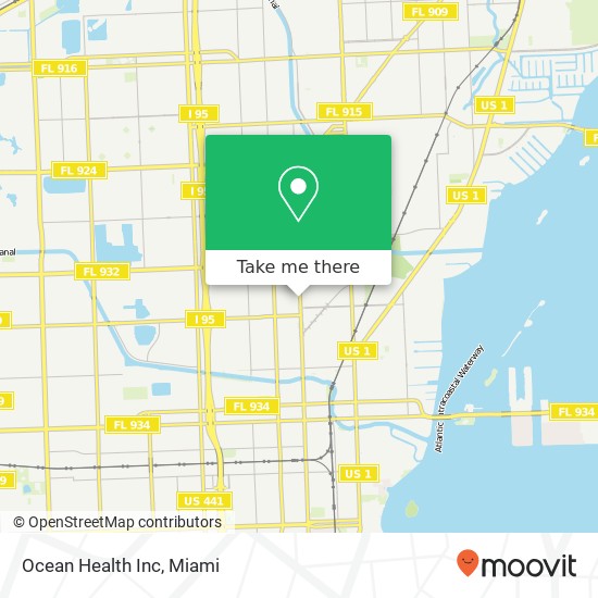 Ocean Health Inc map