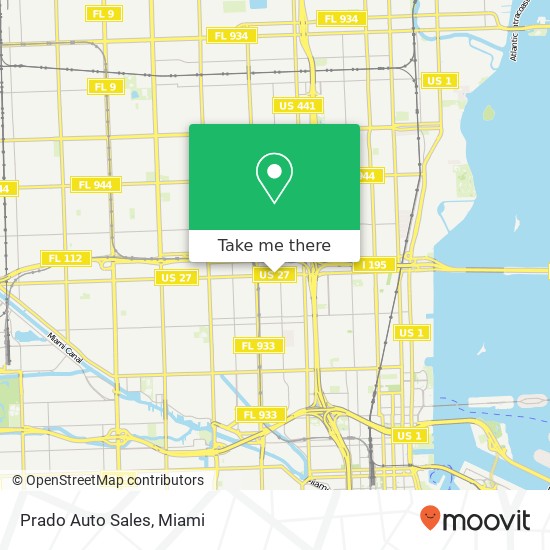 Prado Auto Sales map