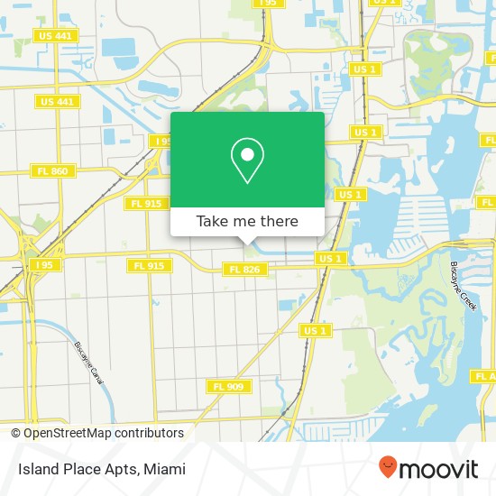 Island Place Apts map