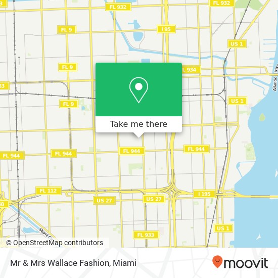 Mapa de Mr & Mrs Wallace Fashion