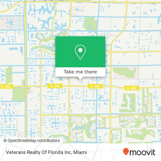 Mapa de Veterans Realty Of Florida Inc