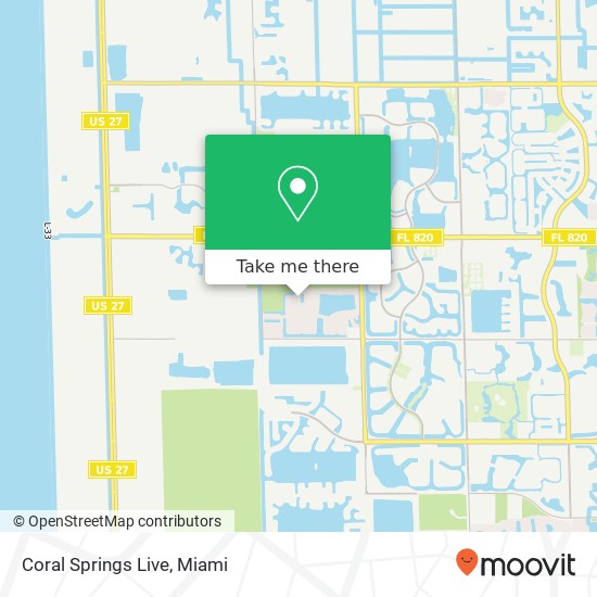 Coral Springs Live map