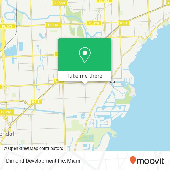 Dimond Development Inc map
