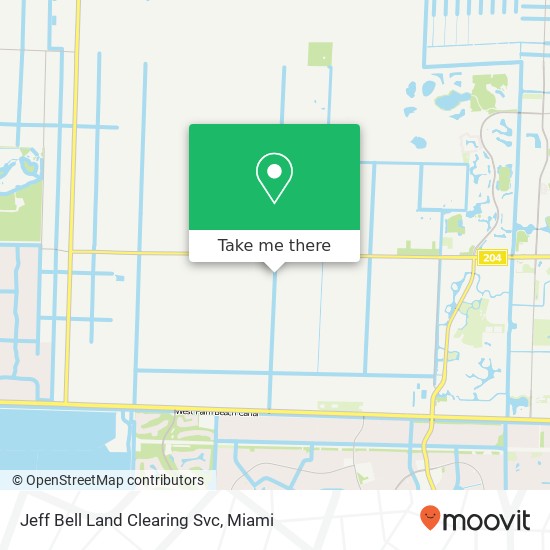 Jeff Bell Land Clearing Svc map