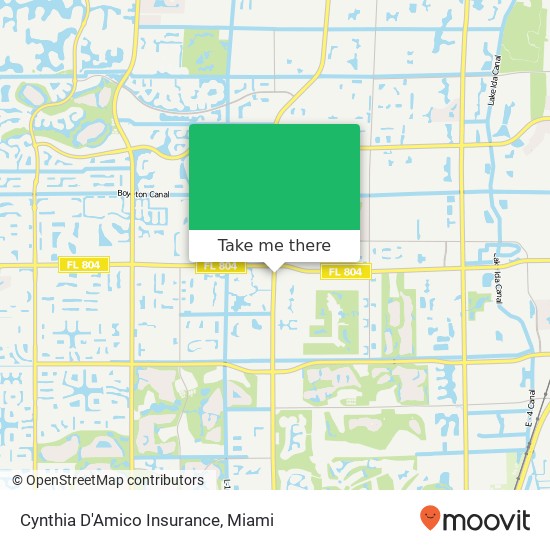 Mapa de Cynthia D'Amico Insurance