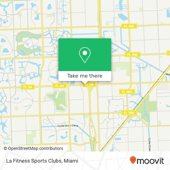 Mapa de La Fitness Sports Clubs