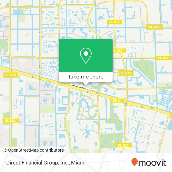 Direct Financial Group, Inc. map