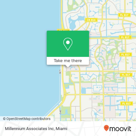 Millennium Associates Inc map