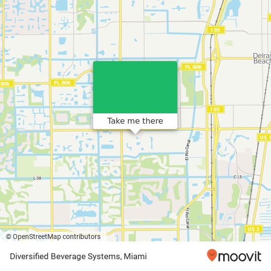 Diversified Beverage Systems map