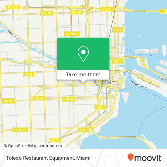 Toledo Restaurant Equipment map