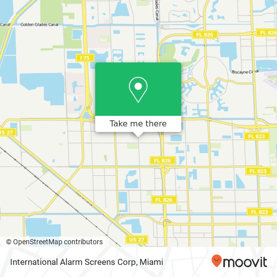 Mapa de International Alarm Screens Corp