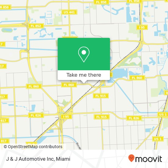 J & J Automotive Inc map