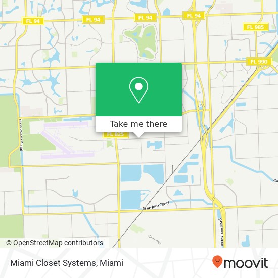 Miami Closet Systems map