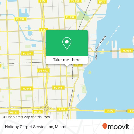 Holiday Carpet Service Inc map