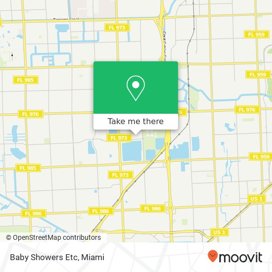 Baby Showers Etc map