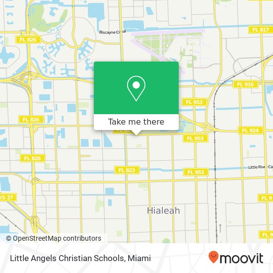 Mapa de Little Angels Christian Schools