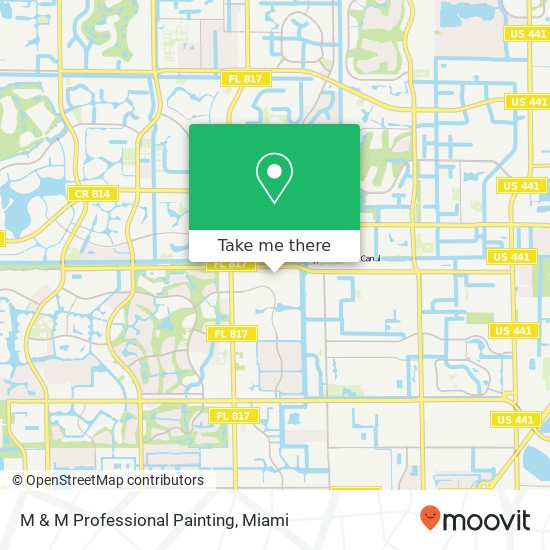 M & M Professional Painting map