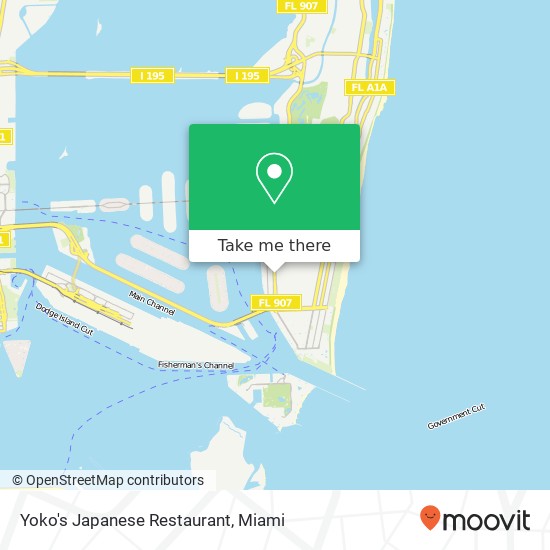 Yoko's Japanese Restaurant map