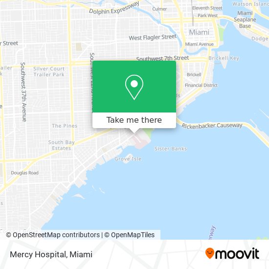 Mapa de Mercy Hospital