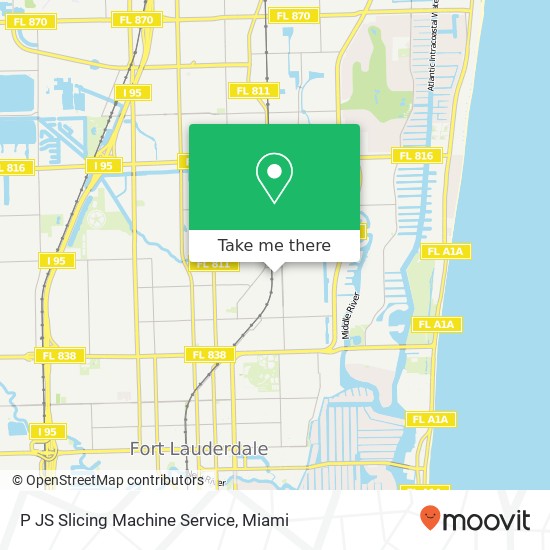 P JS Slicing Machine Service map