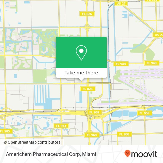 Mapa de Americhem Pharmaceutical Corp