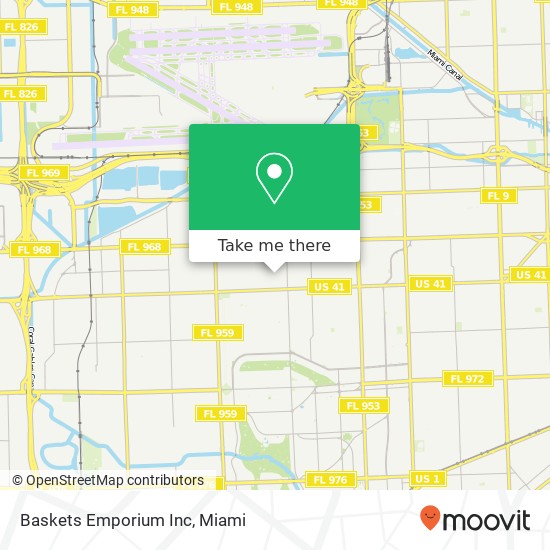 Mapa de Baskets Emporium Inc