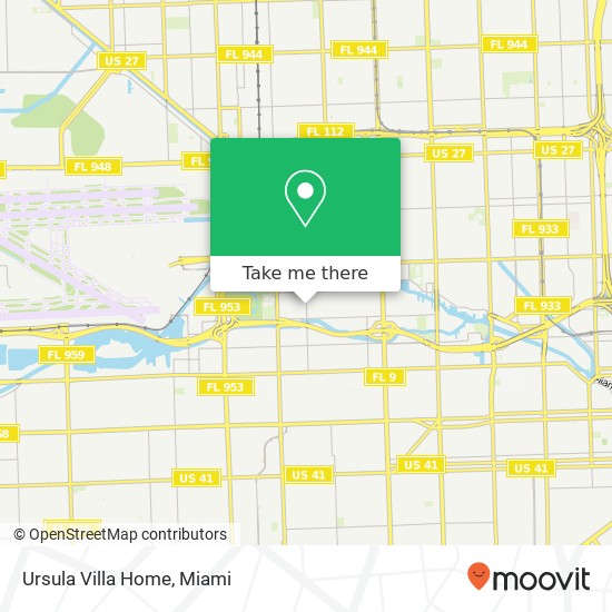 Ursula Villa Home map
